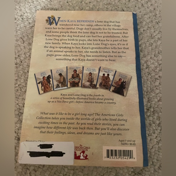 Kaya And Lone Dog A Friendship Story (The American Girls Collection) BOOK - Picture 2 of 2